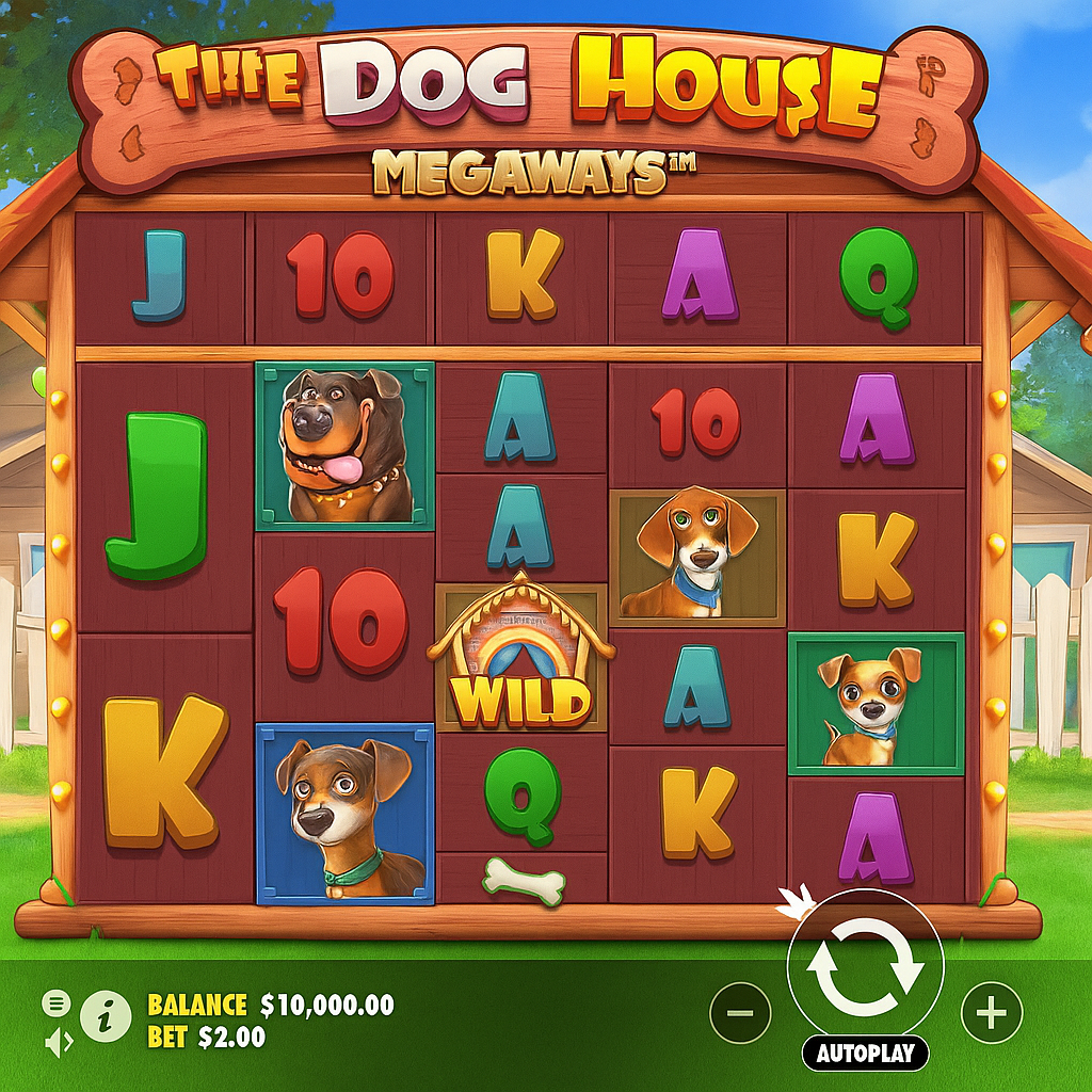 ManekiSpin - The Dog House Megaways Slot Game - Play Now
